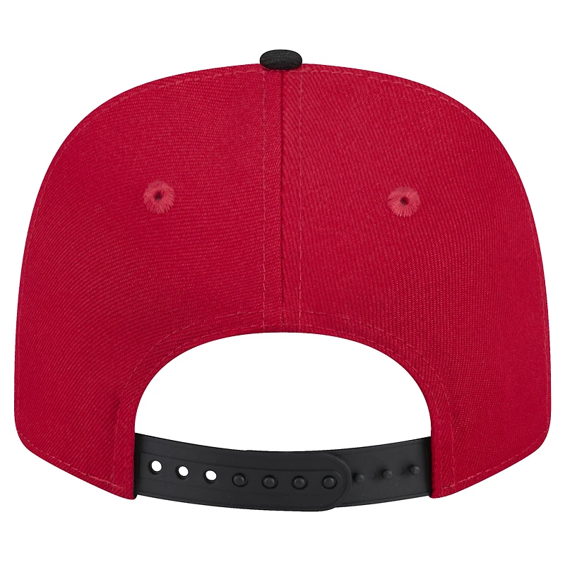 Men's New Era Red/Black Chicago Cubs 2024 Big League Chew Flavor Pack 9SEVENTY Adjustable Hat