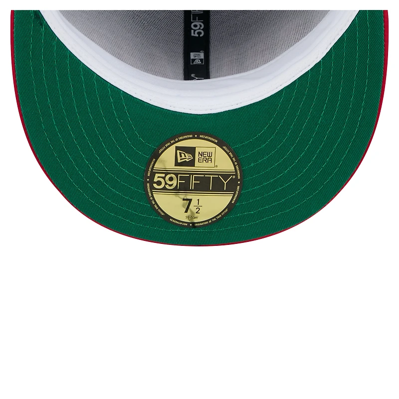 Men's New Era Royal/Red Chicago Cubs Satin 59FIFTY Fitted Hat