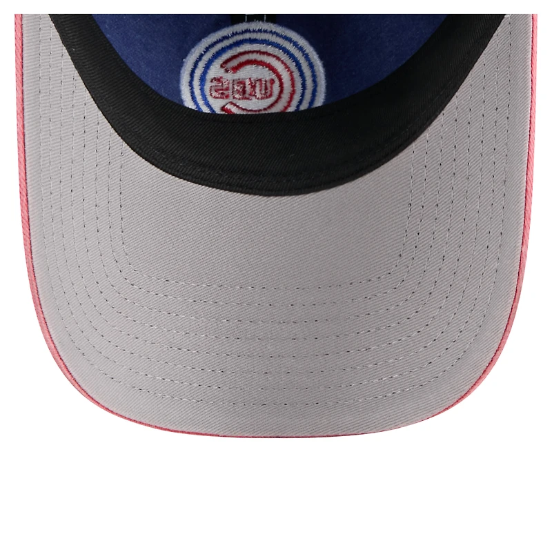 Men's New Era Royal/Red Chicago Cubs Select 9TWENTY Adjustable Hat