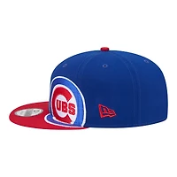 Men's New Era Royal/Red Chicago Cubs Stretched Two-Tone 9FIFTY Adjustable Hat