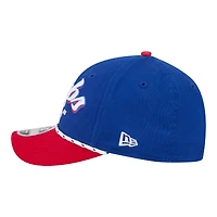 Casquette ajustable New Era Royal/Rouge Chicago Cubs Team Loyal 9FORTY M-Crown pour homme