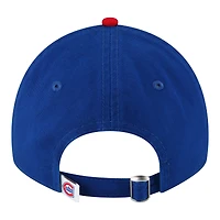 Casquette New Era Royal/Blanche Chicago Cubs 150e anniversaire, style classique décontracté, ajustable