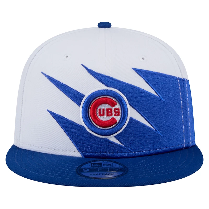 Casquette Snapback 9FIFTY Chicago Cubs Royal/Blanc New Era pour homme
