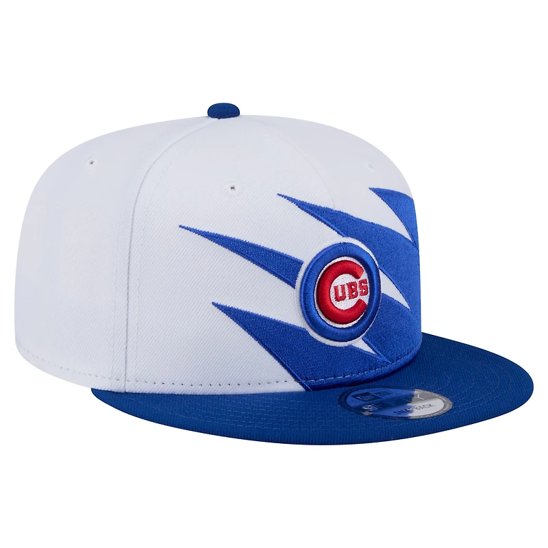 Casquette Snapback 9FIFTY Chicago Cubs Royal/Blanc New Era pour homme