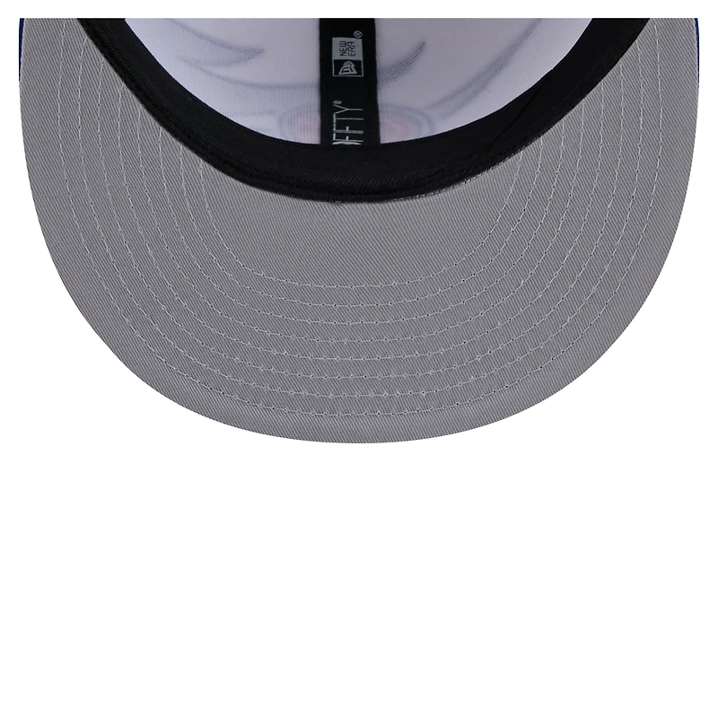 Casquette Snapback 9FIFTY Chicago Cubs Royal/Blanc New Era pour homme