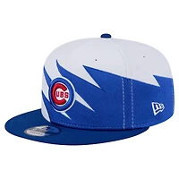 Casquette Snapback 9FIFTY Chicago Cubs Royal/Blanc New Era pour homme