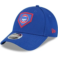 Casquette Snapback 9FORTY Royal Chicago Cubs 2022 Clubhouse New Era pour homme