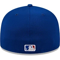 Men's New Era  Royal Chicago Cubs 2024 Batting Practice On-Field 59FIFTY Fitted Hat