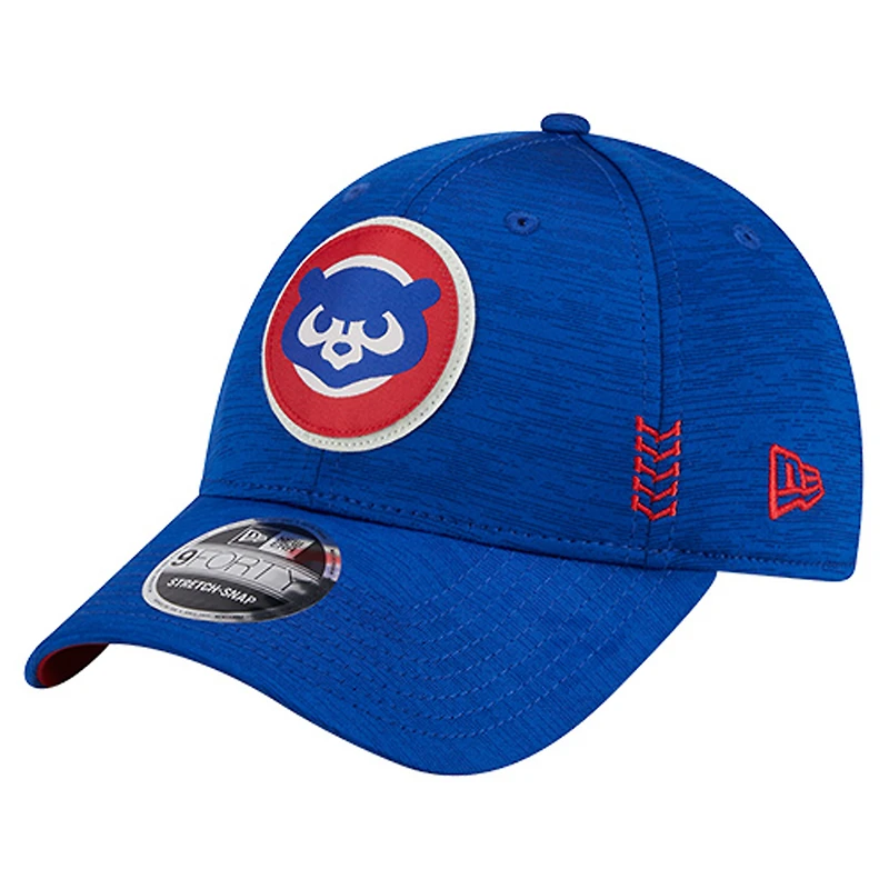 Men's New Era Royal Chicago Cubs 2024 Clubhouse 9FORTY Adjustable Hat
