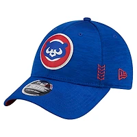 Casquette ajustable New Era Royal Chicago Cubs 2024 Clubhouse 9FORTY pour homme