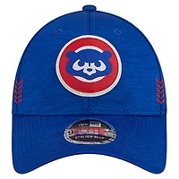 Casquette ajustable New Era Royal Chicago Cubs 2024 Clubhouse 9FORTY pour homme