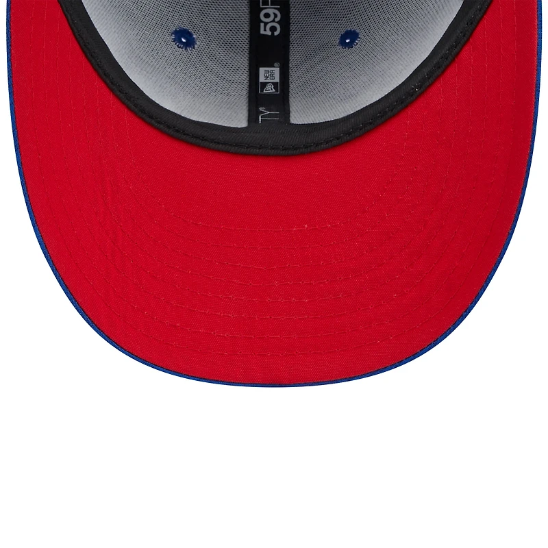 Men's New Era  Royal Chicago Cubs 2024 Clubhouse Low Profile 59FIFTY Fitted Hat