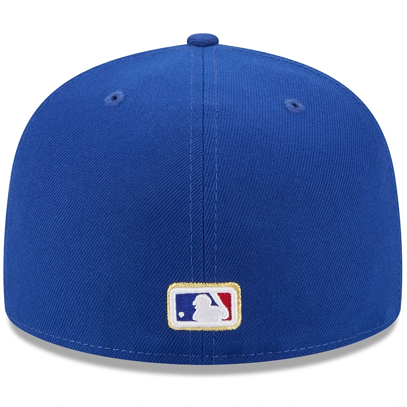 Men's New Era  Royal Chicago Cubs 2025 59FIFTY Day Fitted Hat with Pins