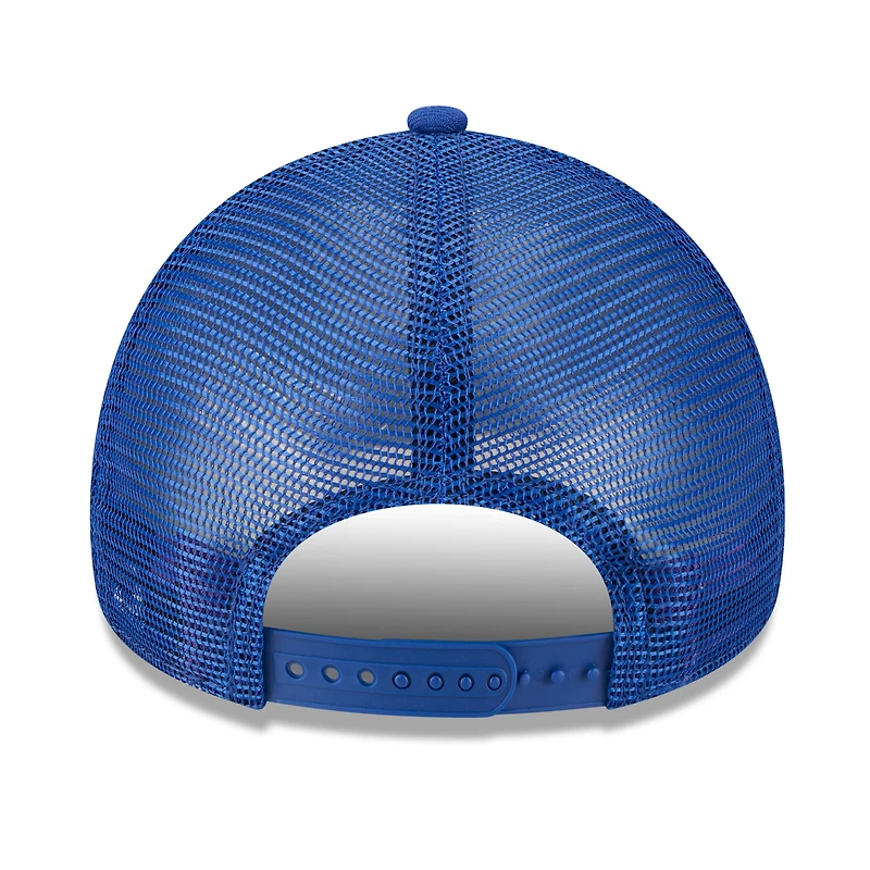 Men's New Era Royal Chicago Cubs 2025 Big League Chew A-Frame 9FORTY Adjustable Trucker Hat