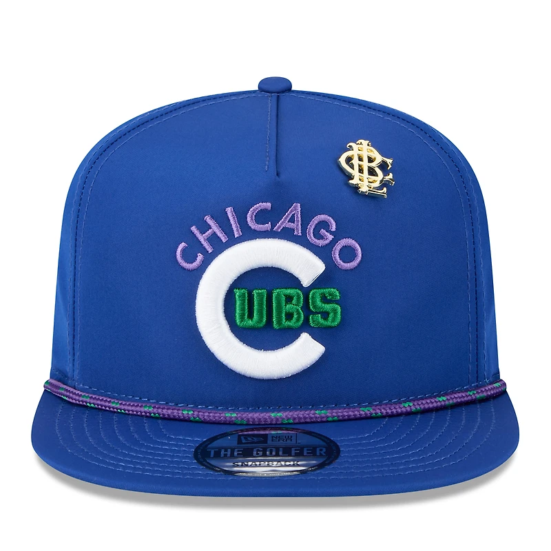 Casquette snapback New Era Royal Chicago Cubs 2025 Big League Chew Golfer pour homme