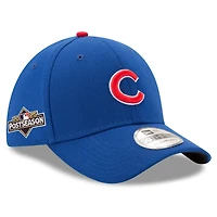 Casquette New Era Royal Chicago Cubs 2025 MLB Postseason Side Patch 39THIRTY Flex pour homme