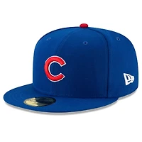 Men's New Era  Royal Chicago Cubs 2025 MLB Postseason Side Patch 59FIFTY Fitted Hat