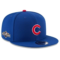 Men's New Era Royal Chicago Cubs 2025 MLB Postseason Side Patch 9FIFTY Snapback Hat
