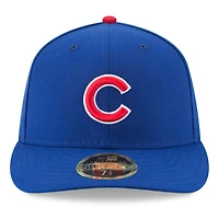 Men's New Era Royal Chicago Cubs 2025 MLB Postseason Side Patch Low Profile 59FIFTY Fitted Hat