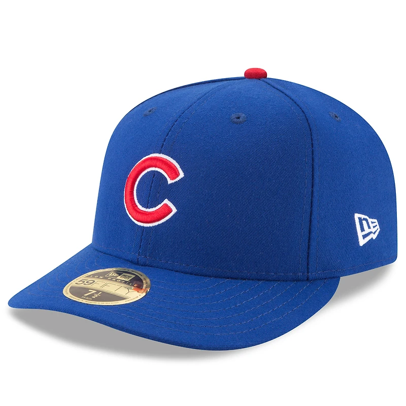 Men's New Era Royal Chicago Cubs 2025 MLB Postseason Side Patch Low Profile 59FIFTY Fitted Hat