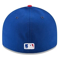 Men's New Era Royal Chicago Cubs 2025 MLB Postseason Side Patch Low Profile 59FIFTY Fitted Hat