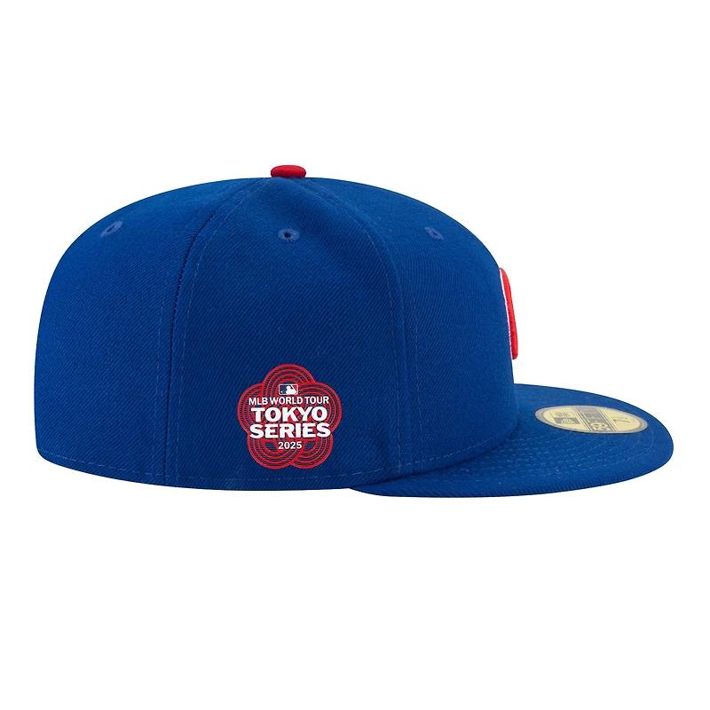 Casquette ajustée 59FIFTY Chicago Cubs 2025 MLB World Tour : Tokyo Series pour homme New Era Royal