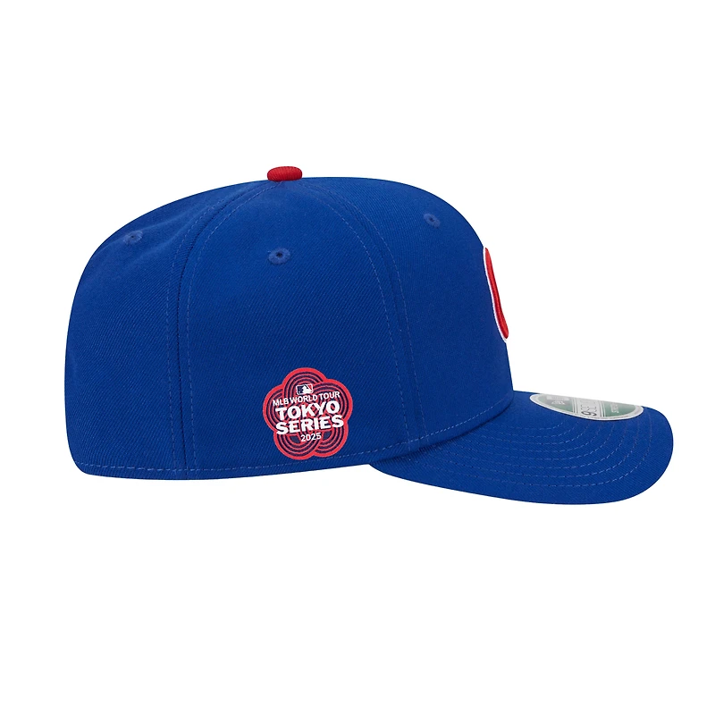 Casquette extensible 9SEVENTY New Era Royal Chicago Cubs 2025 MLB World Tour: Tokyo Series Side Patch pour homme