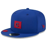 Casquette ajustée New Era Royal Chicago Cubs 2026 Clubhouse 59FIFTY pour homme