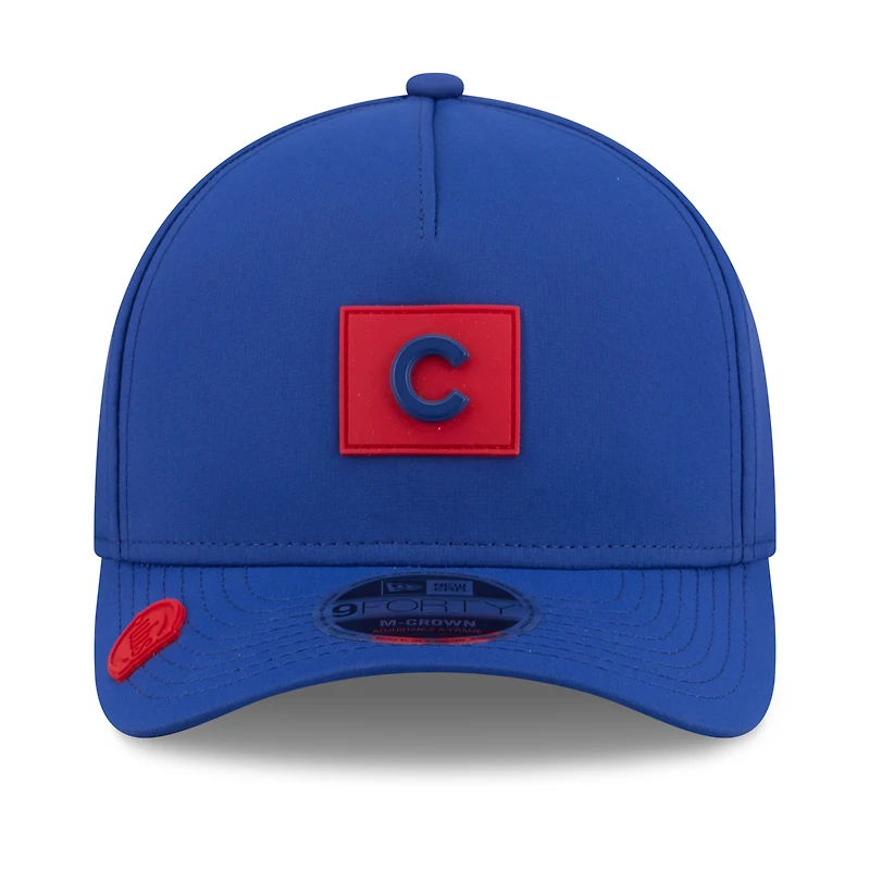 Men's New Era  Royal Chicago Cubs 2026 Clubhouse 9FORTY A-Frame Adjustable Hat