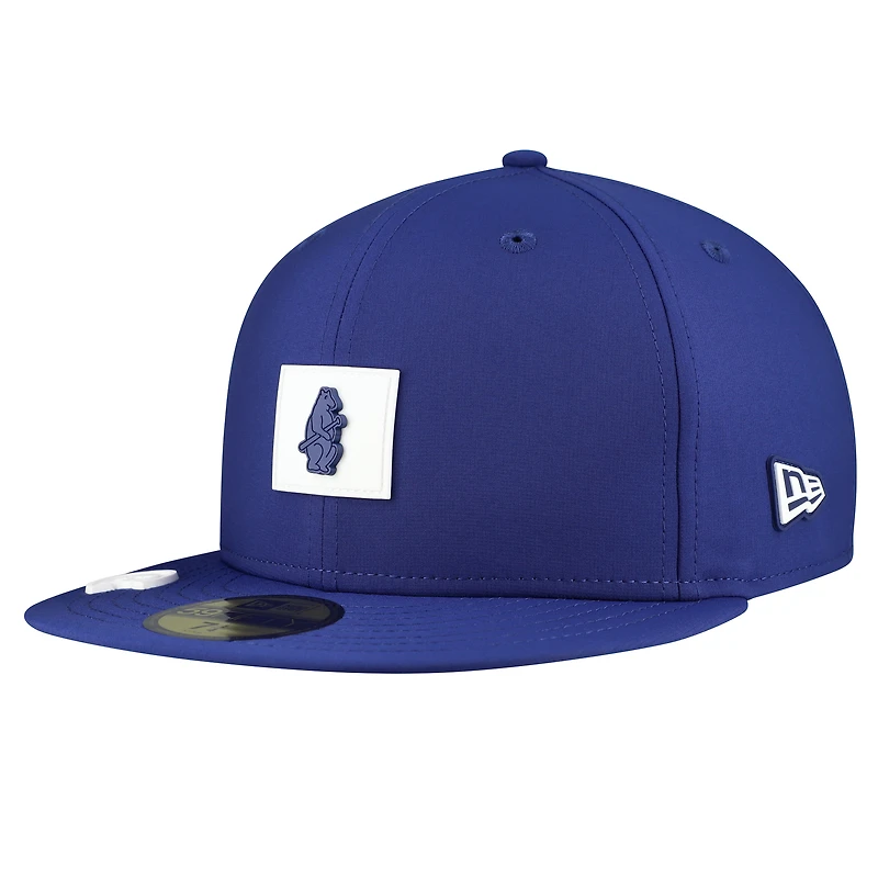 Casquette ajustée New Era Royal Chicago Cubs 2026 Clubhouse Alternate 59FIFTY pour homme