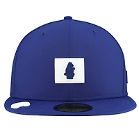 Men's New Era  Royal Chicago Cubs 2026 Clubhouse Alternate 59FIFTY Fitted Hat
