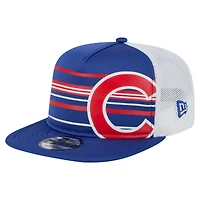 Men's New Era  Royal Chicago Cubs 9FIFTY A-Frame Trucker Snapback Hat