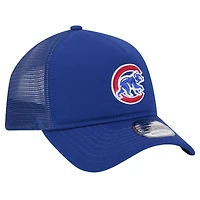 Men's New Era Royal Chicago Cubs 9FORTY A-Frame Trucker Adjustable Hat