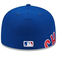 Casquette ajustée New Era Chicago Cubs Arch 59FIFTY pour homme