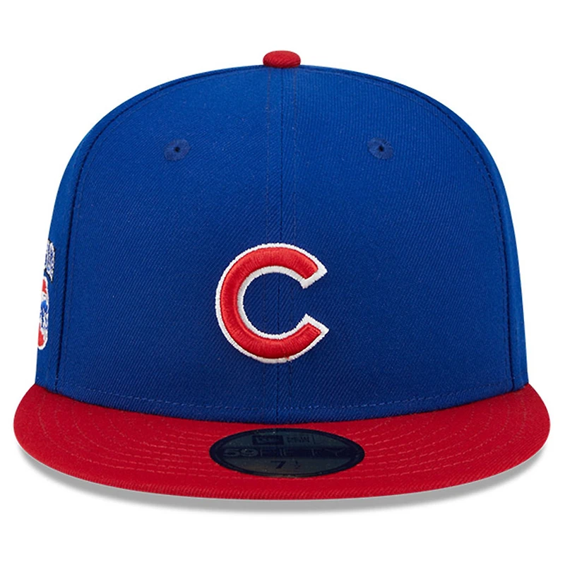 Casquette ajustée 59FIFTY New Era des Royal Chicago Cubs Big League Chew Team pour hommes