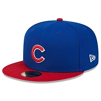 Casquette ajustée 59FIFTY New Era des Royal Chicago Cubs Big League Chew Team pour hommes