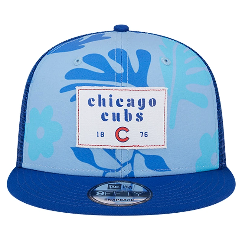 Casquette Snapback 9FIFTY Snapback pour hommes des Royal Chicago Cubs Bikini Bottom Trucker