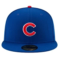 Casquette ajustée Buck O'Neil On Field 59FIFTY Royal Chicago Cubs de New Era pour homme