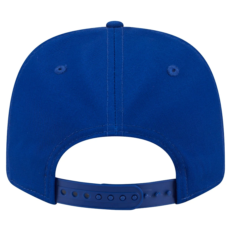 Casquette extensible à bouton-pression New Era Royal Chicago Cubs Circle Patch 9SEVENTY pour homme