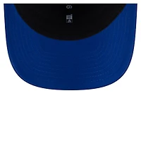 Casquette extensible à bouton-pression New Era Royal Chicago Cubs Circle Patch 9SEVENTY pour homme