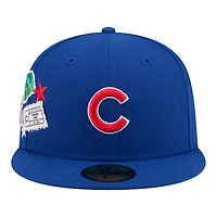Men's New Era  Royal Chicago Cubs City Patch 59FIFTY Fitted Hat