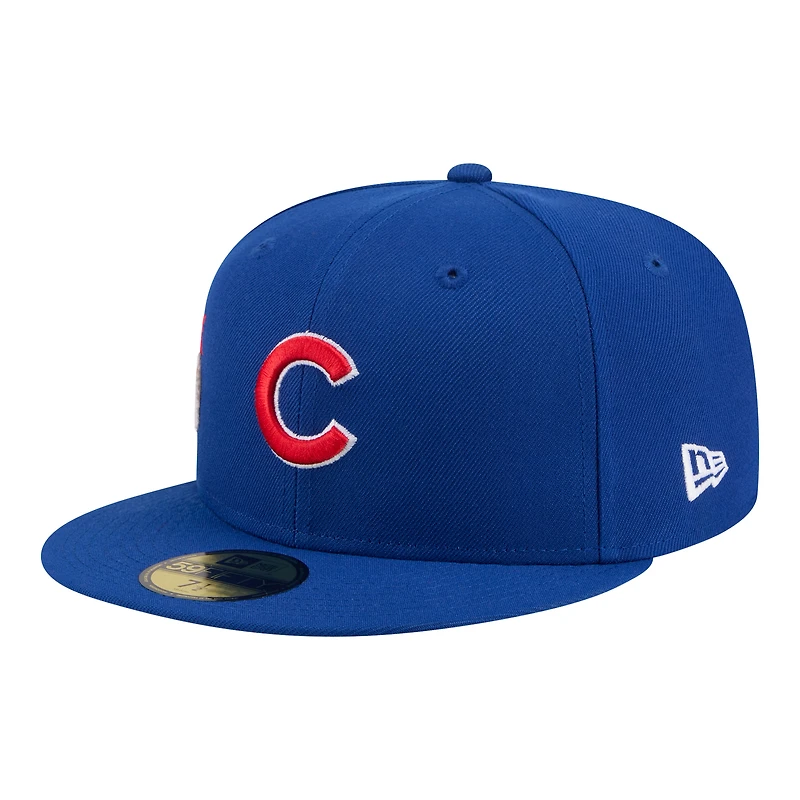 Men's New Era  Royal Chicago Cubs City Patch 59FIFTY Fitted Hat