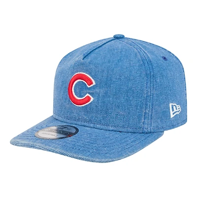 Casquette ajustable New Era Royal Chicago Cubs Denim Classic 19TWENTY pour homme