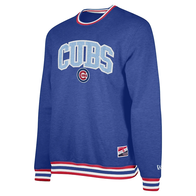 Men's New Era Royal Chicago Cubs Father's Day Pullover Sweatshirt
