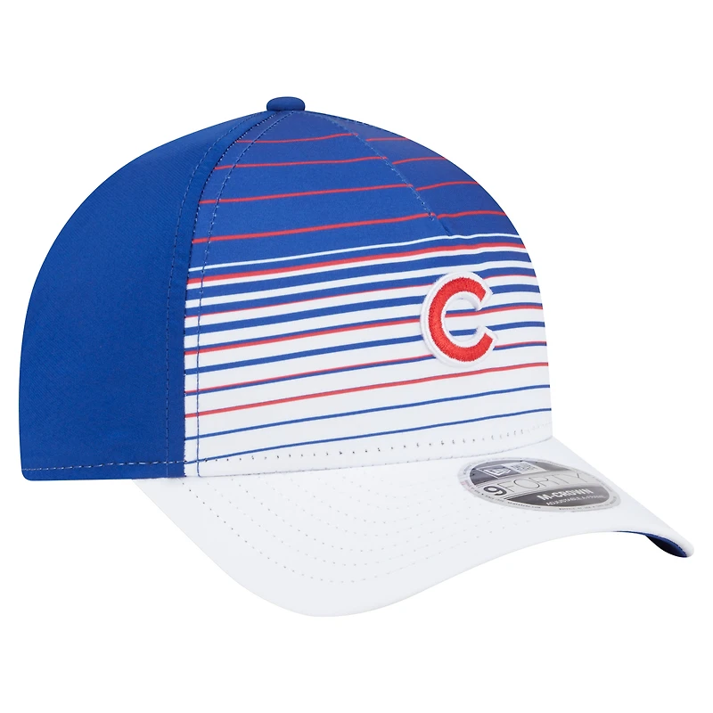 Casquette ajustable New Era Royal Chicago Cubs Gradient 9FORTY M-Crown pour homme