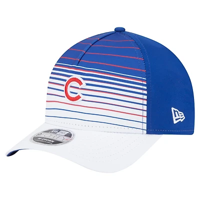 Casquette ajustable New Era Royal Chicago Cubs Gradient 9FORTY M-Crown pour homme