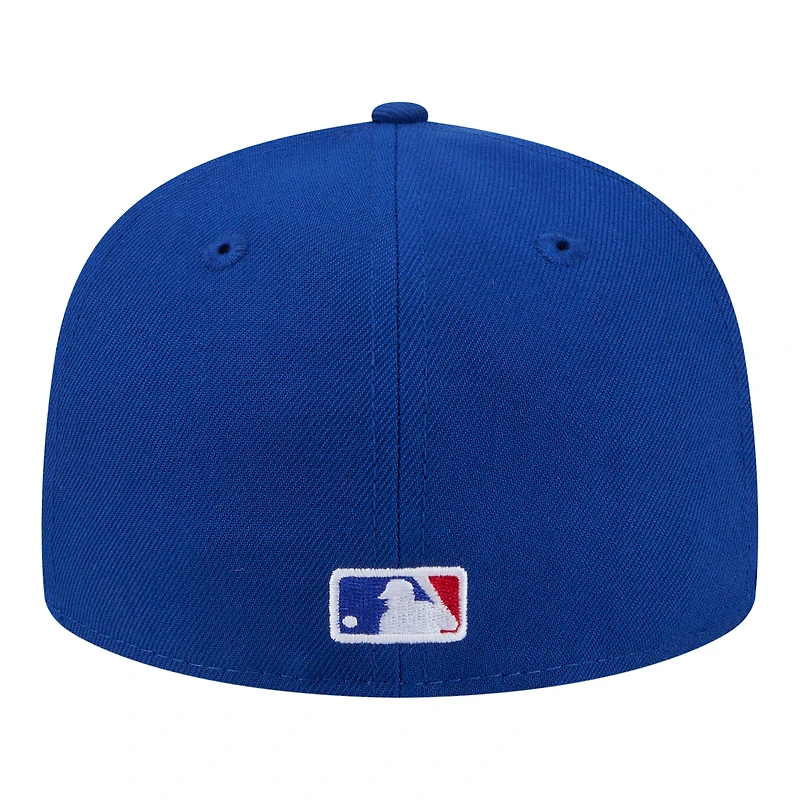 Men's New Era  Royal Chicago Cubs Hidden Hit 59FIFTY Fitted Hat