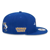 Casquette snapback New Era Royal Chicago Cubs Looney Tunes Daffy Duck 9FIFTY pour homme