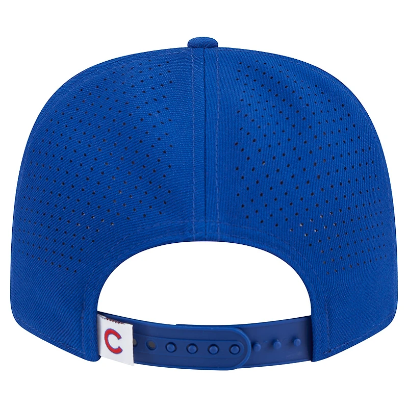 Casquette ajustable New Era Royal Chicago Cubs Performance 9SEVENTY pour homme