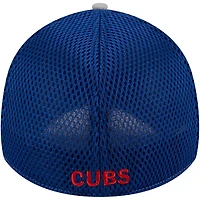Casquette flexible 39THIRTY Pipe bleue des Chicago Cubs New Era pour hommes